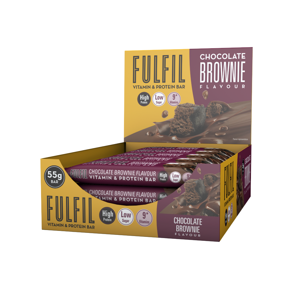 Chocolate Brownie Vitamin Protein Bar - 15x55g