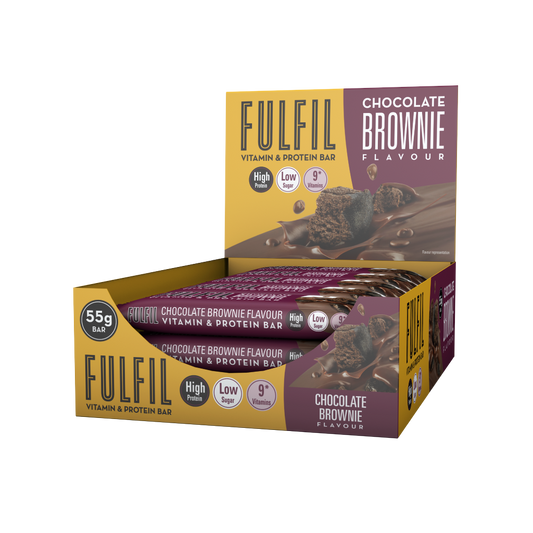 Chocolate Brownie Vitamin Protein Bar - 15x55g