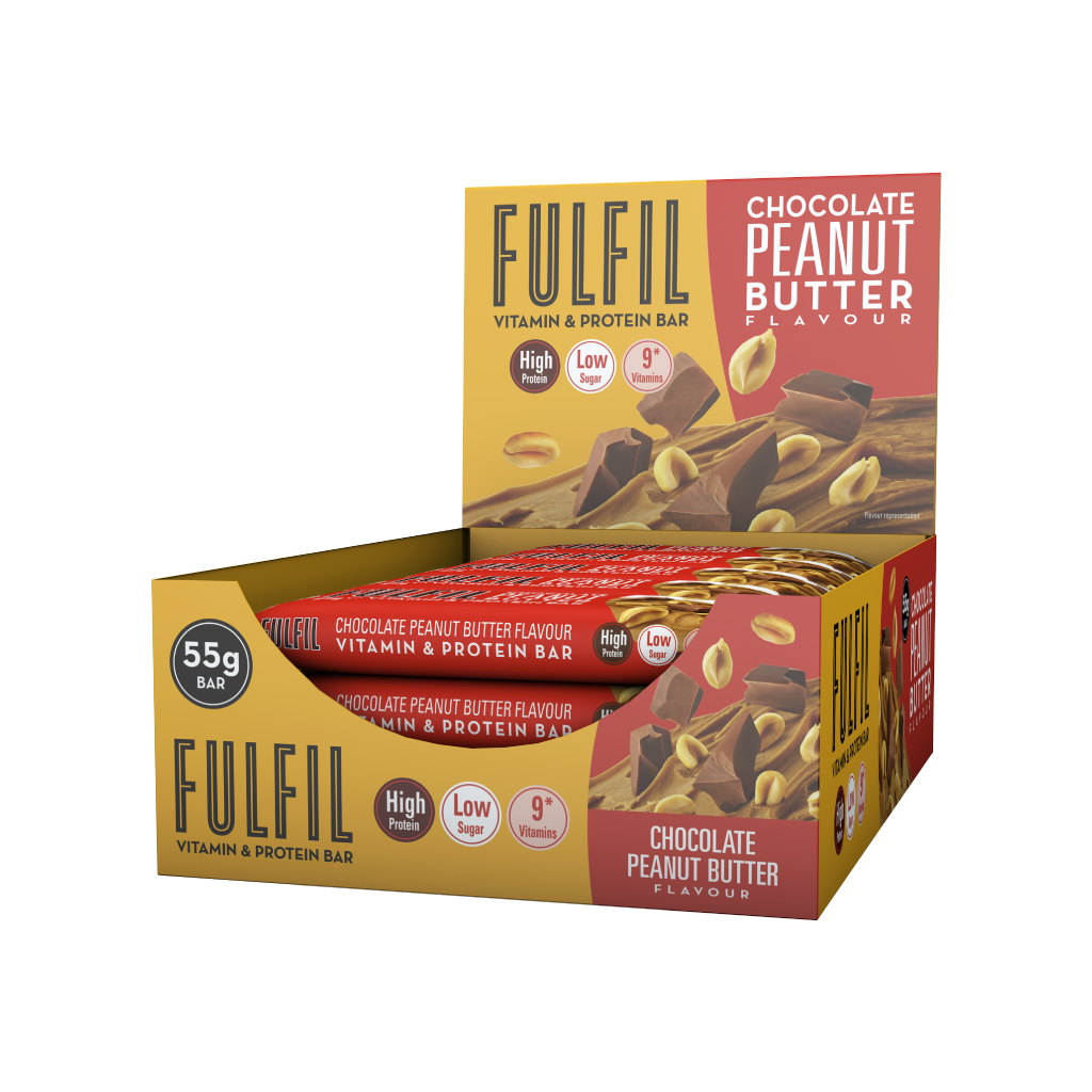 Chocolate Peanut Butter Protein Bar - 15x55g