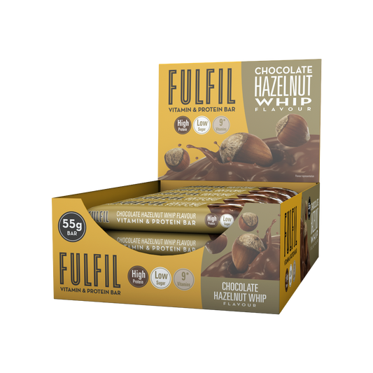 Chocolate Hazelnut Whip Protein Bar - 15x55g