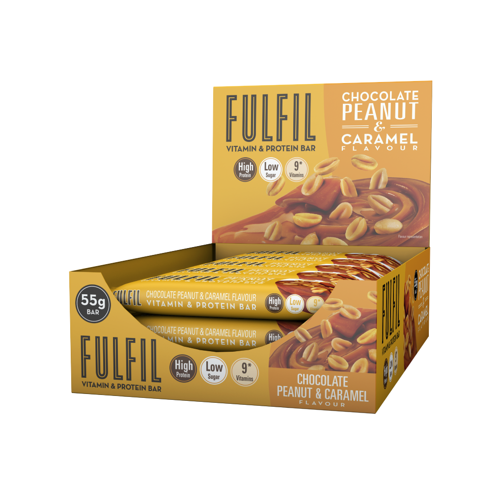 Chocolate Peanut And Caramel Protein Bar - 15x55g