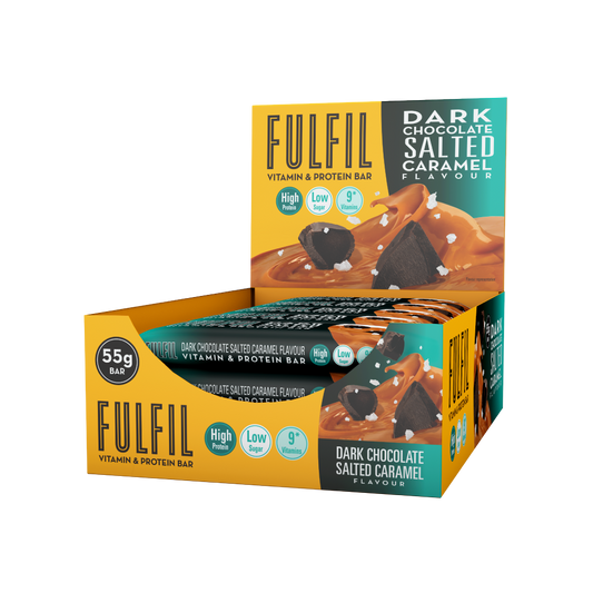 Dark Chocolate Salted Caramel Protein Bar - 15x55g