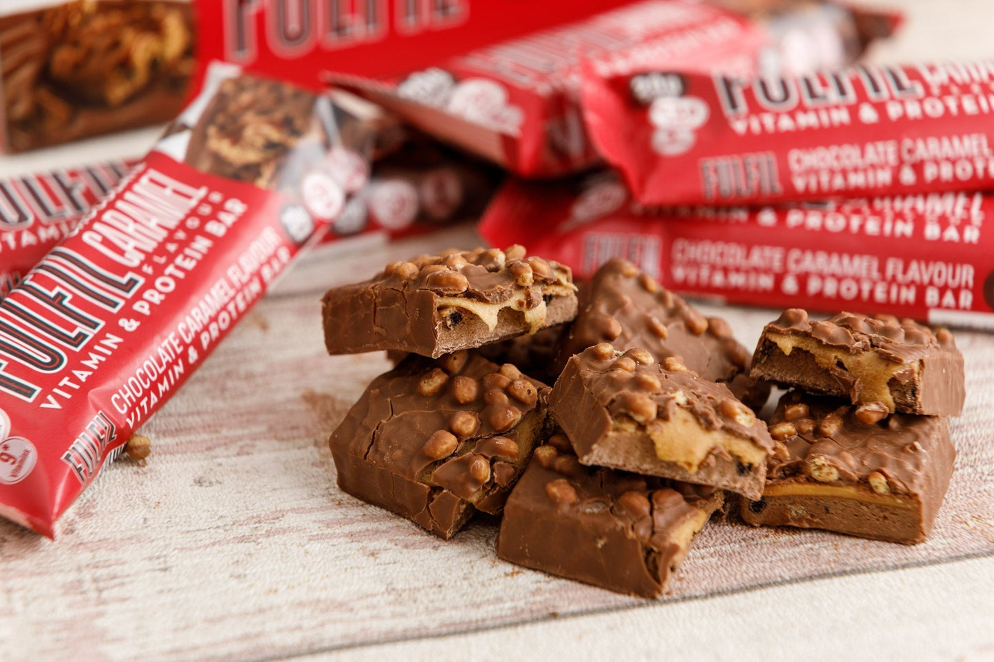 Chocolate Caramel Protein Bar  - 15x55g